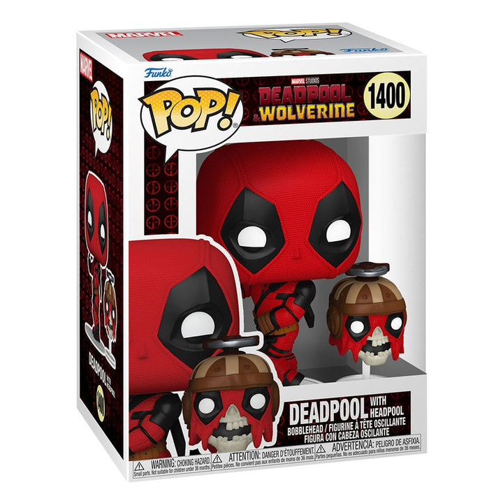 Deadpool with Headpool Marvel Deadpool & Wolverine Funko POP! Vinyl Figure