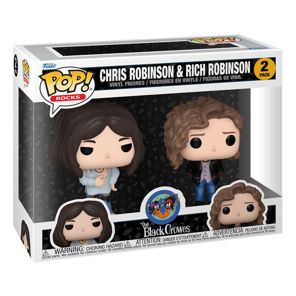 Chris Robinson and Rich Robinson Black Crowes Funko POP! Rocks Vinyl Figures