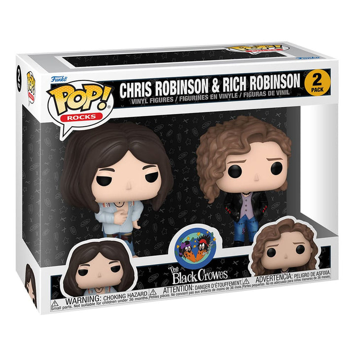 Chris Robinson and Rich Robinson Black Crowes Funko POP! Rocks Vinyl Figures
