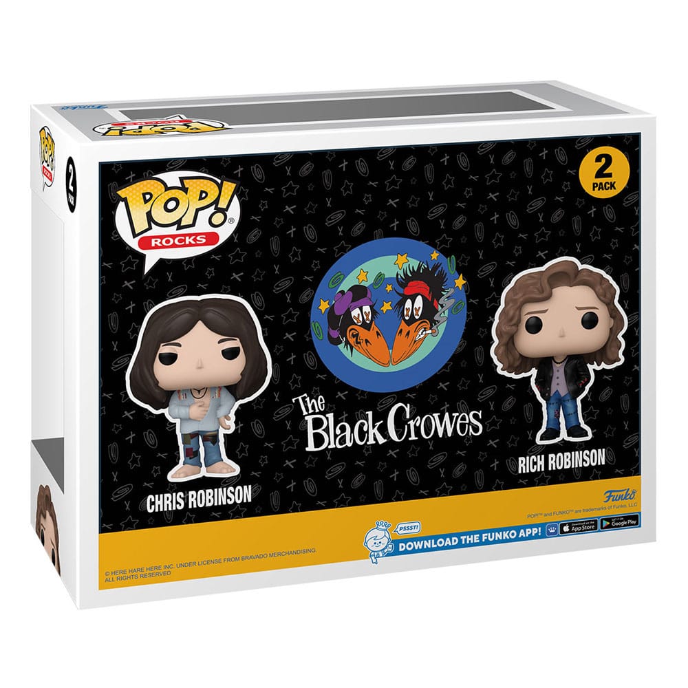 Chris Robinson and Rich Robinson Black Crowes Funko POP! Rocks Vinyl Figures