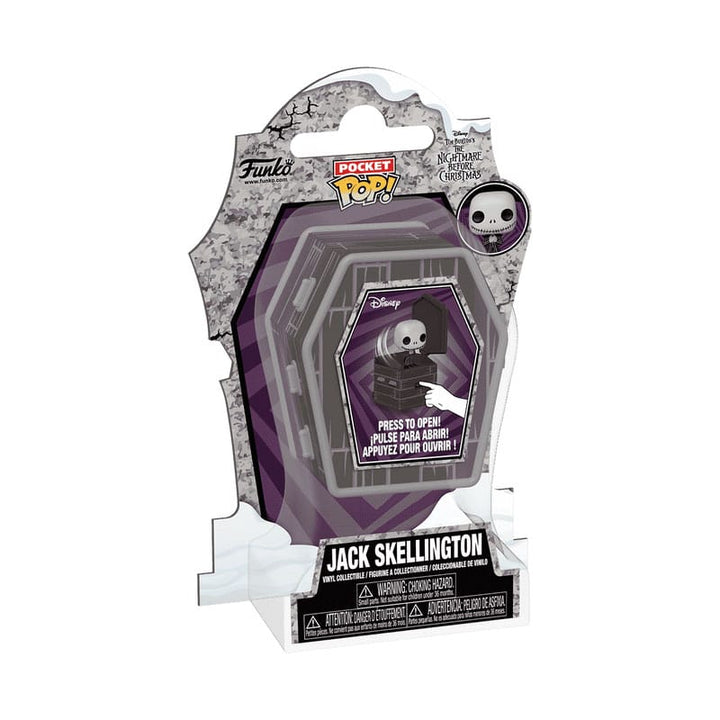 Funko Jack Skellington The Nightmare Before Christmas Coffin Pocket POP Vinyl Figure 6 cm