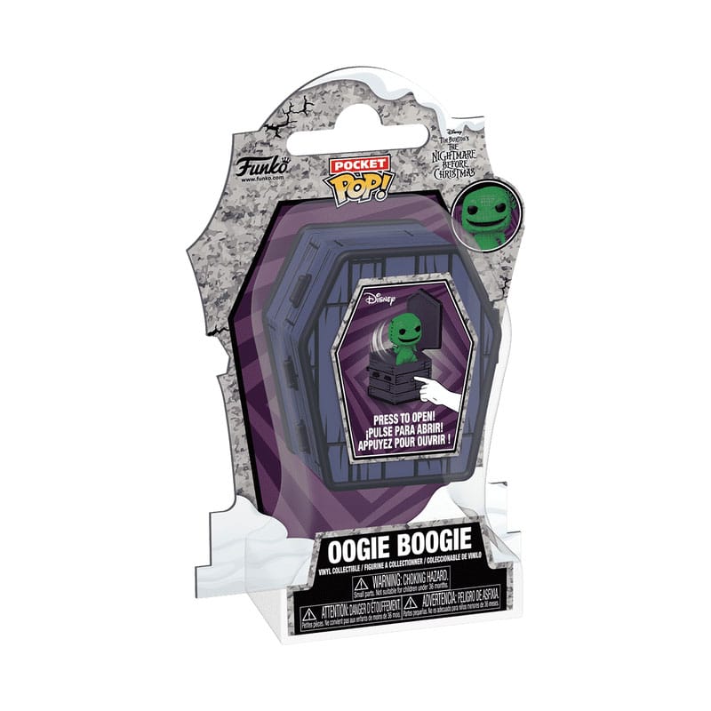 Funko Oogie Boogie The Nightmare Before Christmas Coffin Pocket POP Vinyl Figure 6 cm