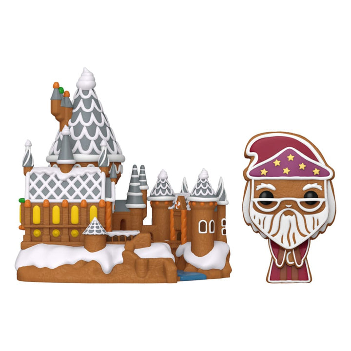 Gingerbread Albus Dumbledore and Hogwarts Harry Potter Funko POP! Town Vinyl Figure