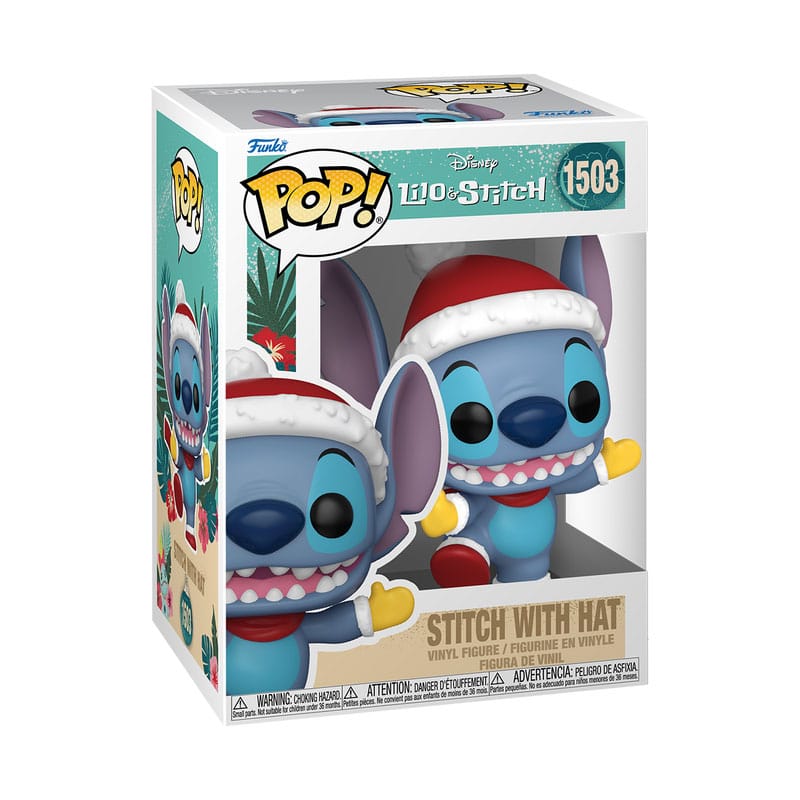 Holiday Stitch with Hat Disney Lilo and Stitch Funko POP! Vinyl Figure
