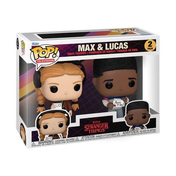 Max and Lucas Stranger Things Funko POP! 2-Pack Vinyl Figures