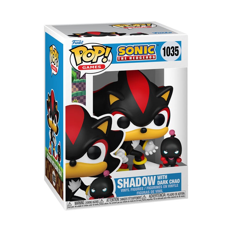 Shadow with Chao Sonic The Hedgehog Funko POP and Buddy! Vinyl Figure