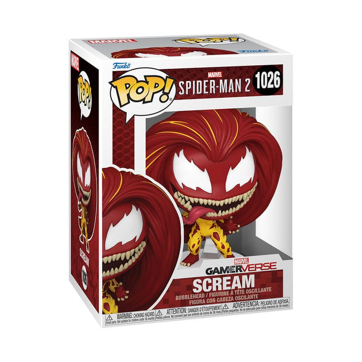 Scream Marvel's Spiderman 2 Funko POP! Vinyl Figure