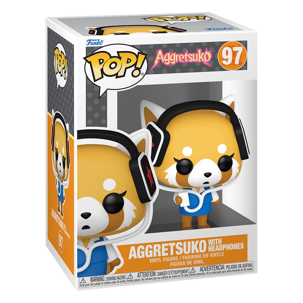 Aggretsuko (With Headphones) Sanrio Funko POP! Animation Vinyl Figure
