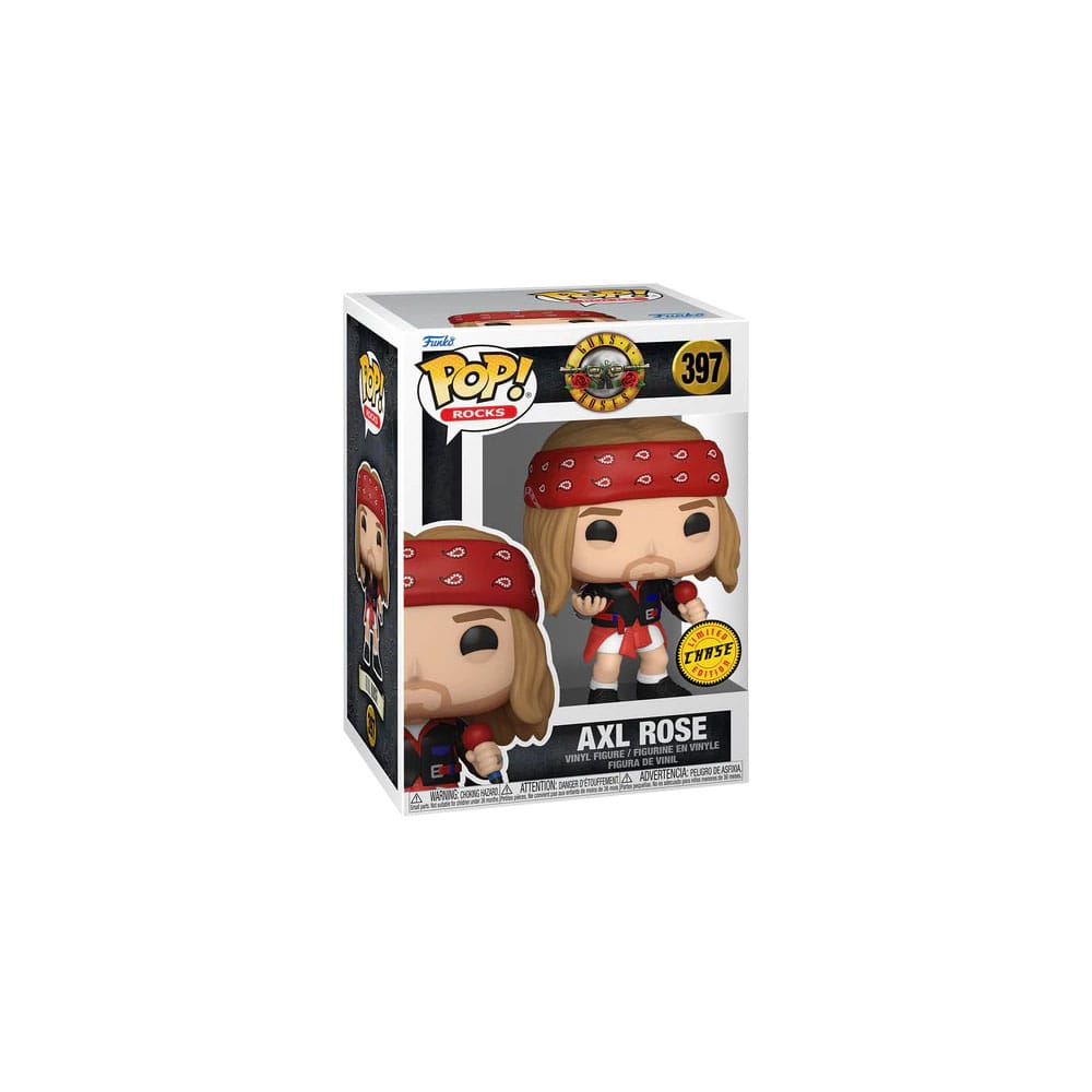 Funko Axl Rose Guns N Roses POP Rocks Vinyl Figure 1992 with Chase 9 cm Assortment