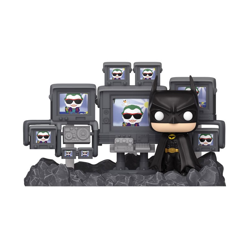 Funko Batman Batman 85th Anniversary POP Moments Deluxe Vinyl Figure in Batcave 9 cm