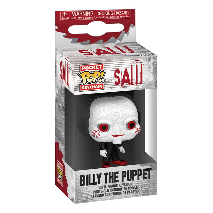 Funko Billy the Puppet Saw Pocket POP Vinyl Keychain Display 4 cm Pack of 12