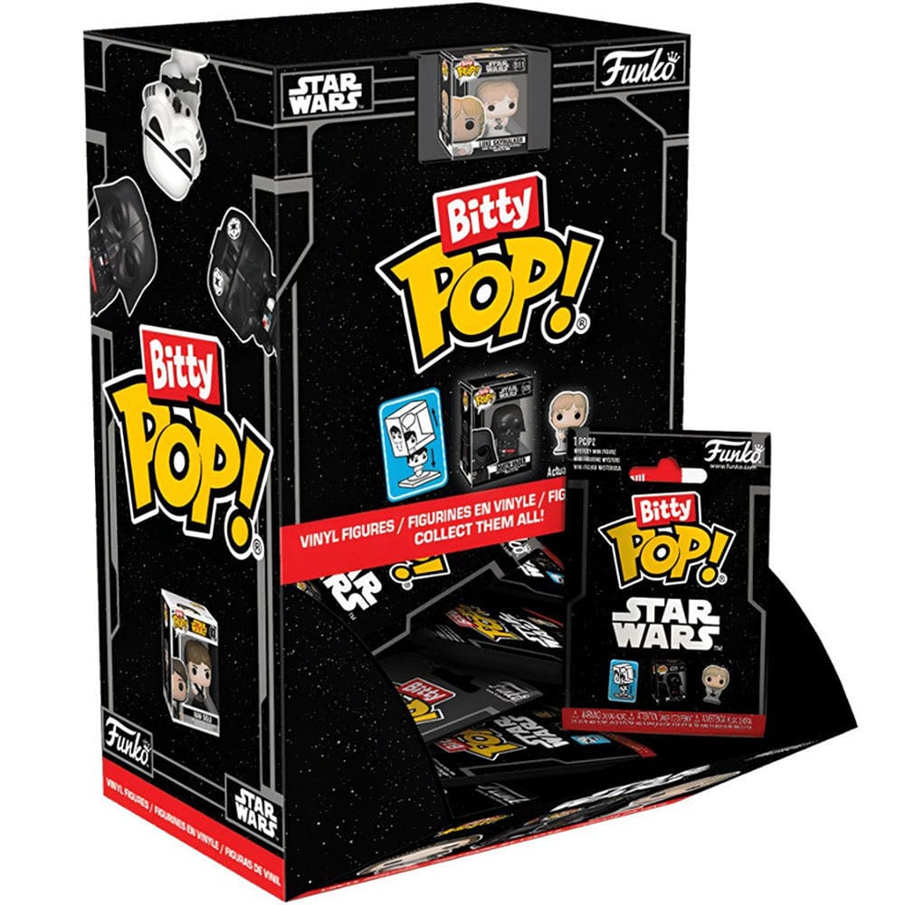Funko Star Wars Mystery Bitty POP Vinyl Figures Display 32 Pack 2 cm