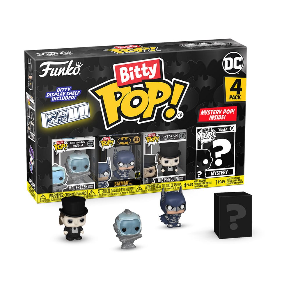 Funko Mr Freeze Batman 85th Anniversary Bitty POP! Vinyl Figure 4 Pack 2,5 cm