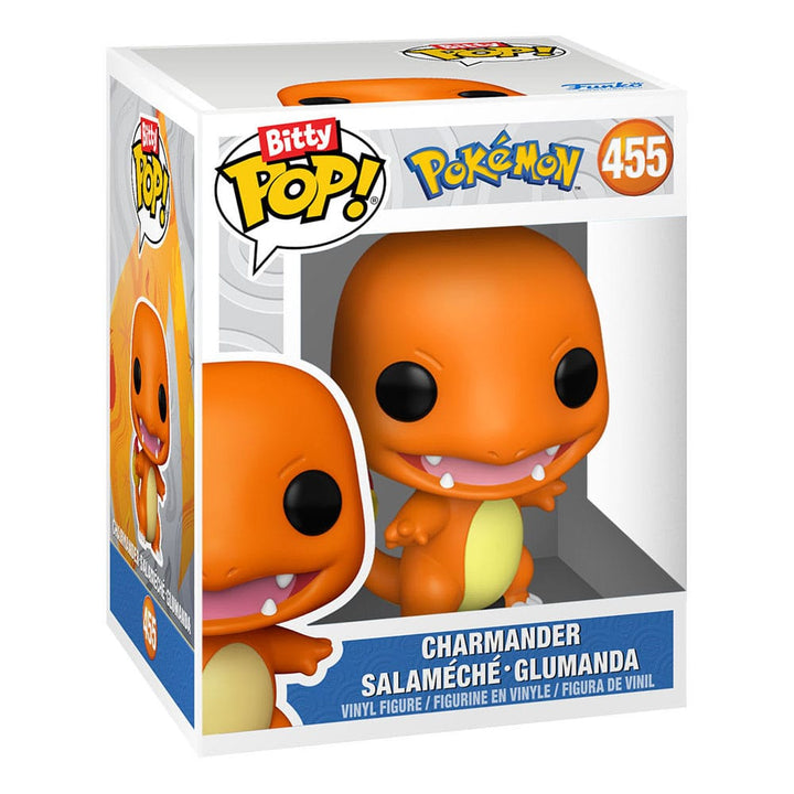 Funko Pikachu Eevee Charmander Squirtle Pokémon Bitty POP Series 2 Vinyl Figure 4 Pack