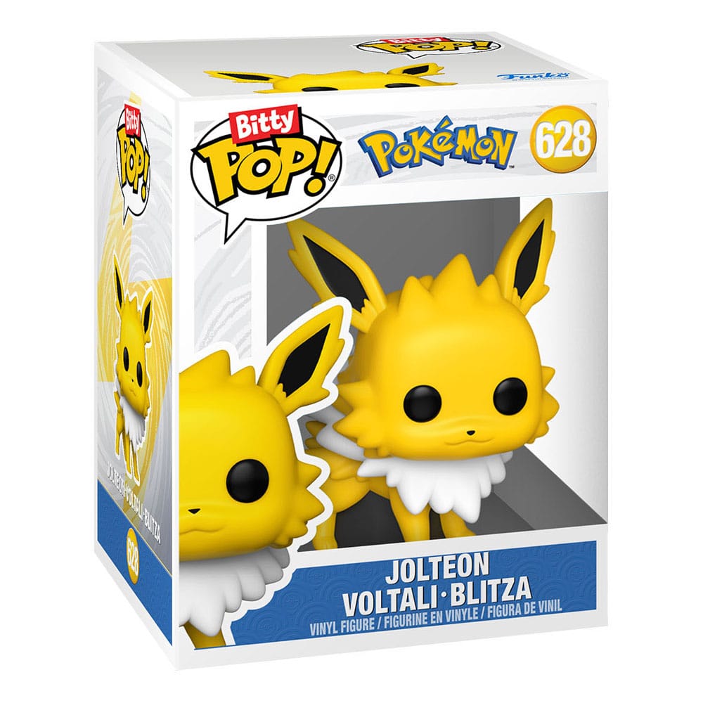 Funko Pikachu Eevee Charmander Squirtle Pokémon Bitty POP Series 2 Vinyl Figure 4 Pack