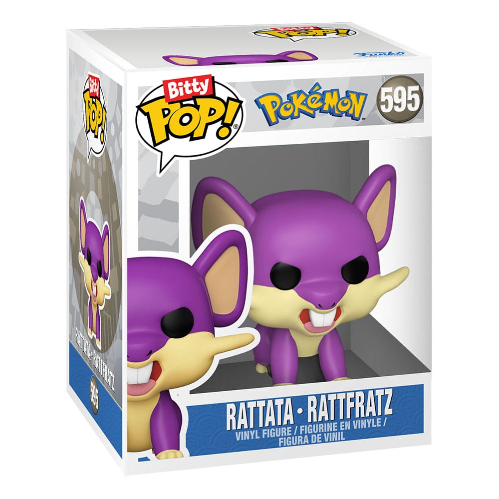 Funko Pikachu Eevee Charmander Squirtle Pokémon Bitty POP Series 2 Vinyl Figure 4 Pack