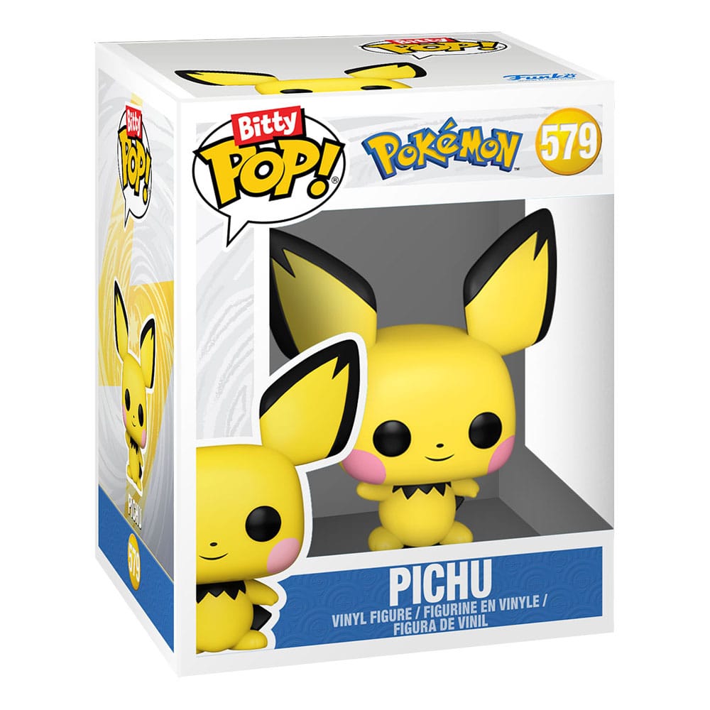Funko Pikachu Eevee Jigglypuff Piplup Pokémon Bitty POP Series 3 Vinyl Figure 4 Pack