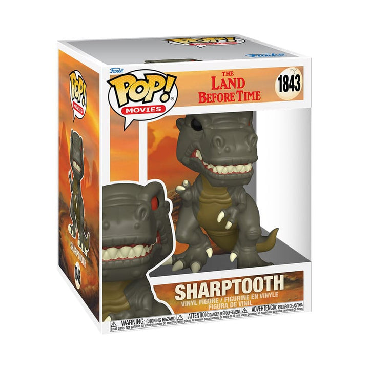 Sharptooth The Land Before Time Super Sized Funko POP! Vinyl Figure