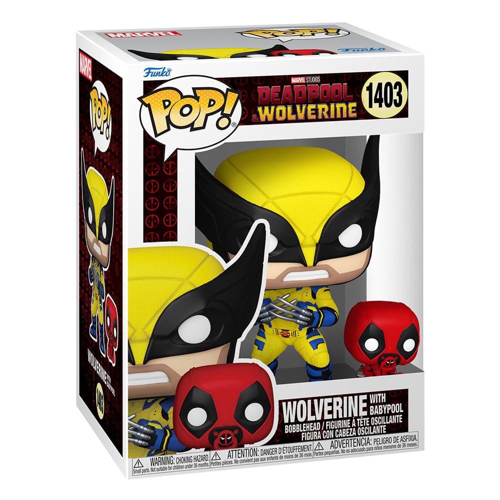 Wolverine with Babypool Marvel Deadpool & Wolverine Funko POP! Vinyl Figure