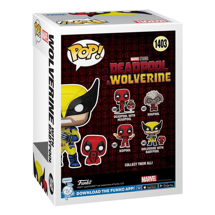 Wolverine with Babypool Marvel Deadpool & Wolverine Funko POP! Vinyl Figure