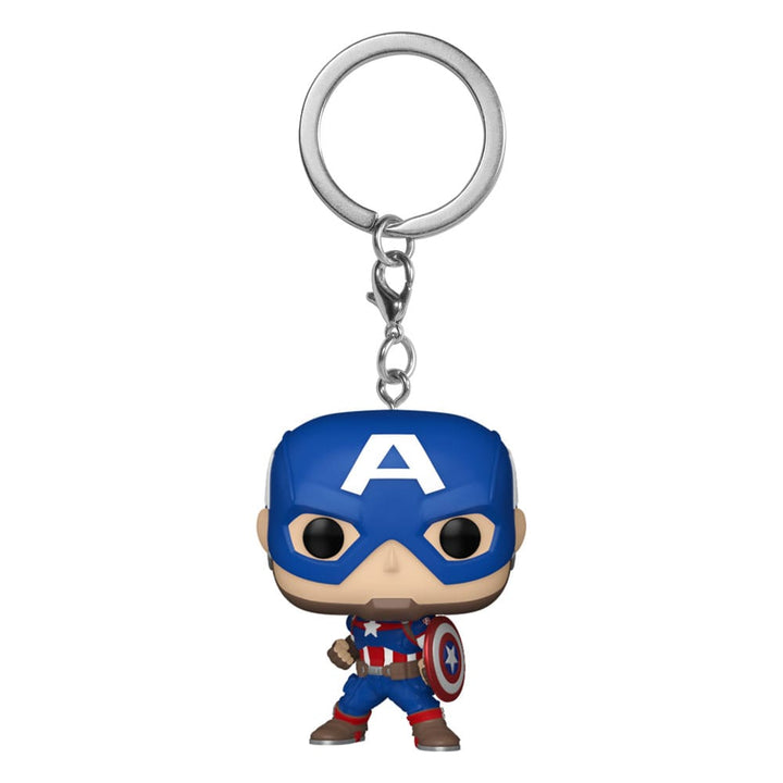 Funko Captain America Marvel POP Vinyl Keychains New Classics Display of 12 4 cm