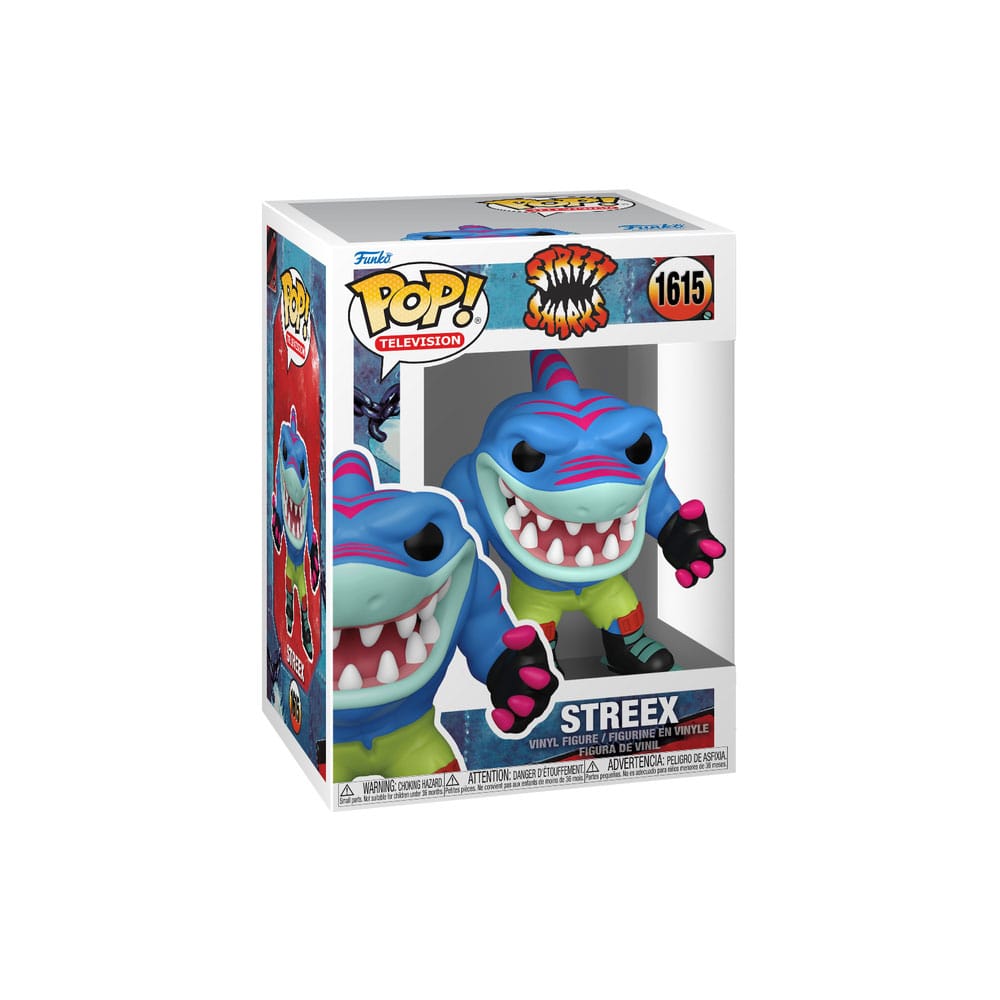 Street Sharks Streex POP TV Vinyl Figure 9 cm