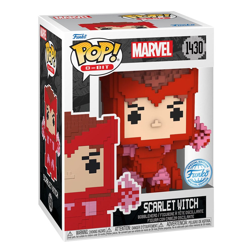 Scarlet Witch Marvel Funko POP! 8-Bit Vinyl Figure