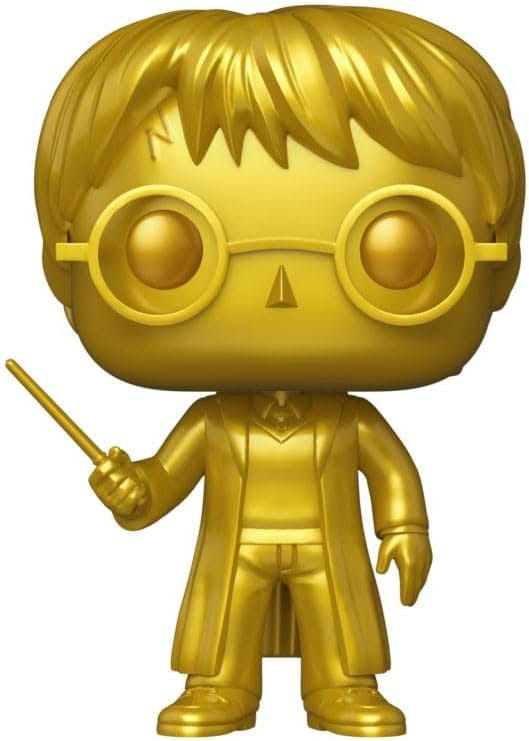 Harry Potter Gold  Exclusive Version POP Movies Vinyl Figure 9 cm