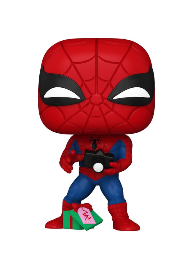 Spider-Man with Open Gift Marvel Holiday Funko POP! Vinyl Figure