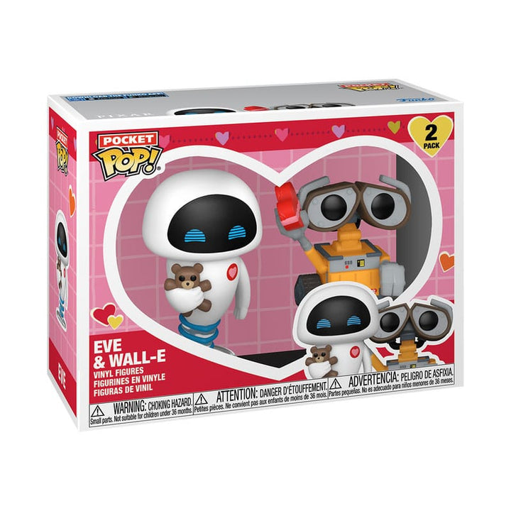 Wall-E & Eve Valentines Disney Funko Pocket POP! Vinyl Figure