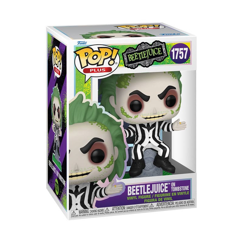 Beetlejuice with Tombstone Funko POP! Plus Movies Vinyl Figure