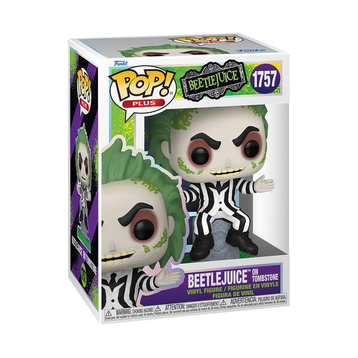 Beetlejuice with Tombstone Funko POP! Plus Movies Vinyl Figure