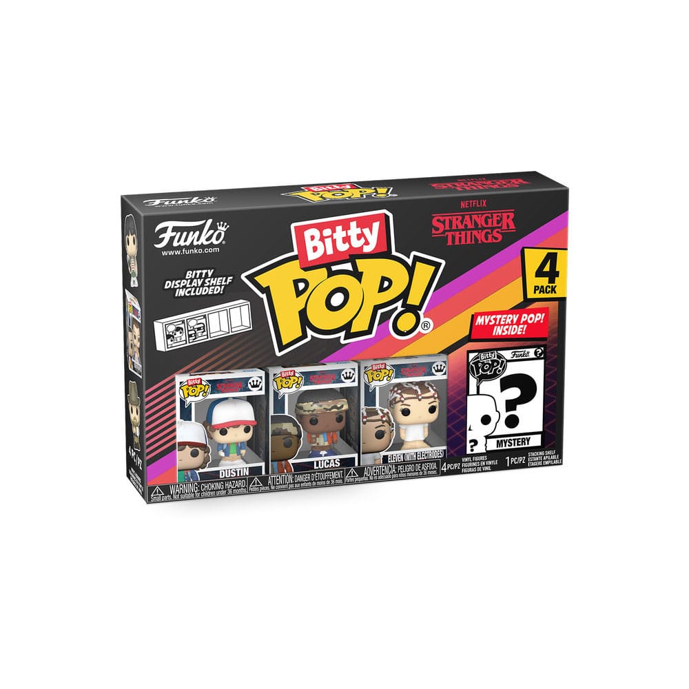 Dustin Stranger Things Funko Bitty POP! Vinyl Figure 4-Pack