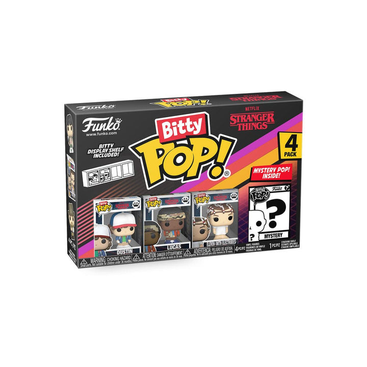 Dustin Stranger Things Funko Bitty POP! Vinyl Figure 4-Pack