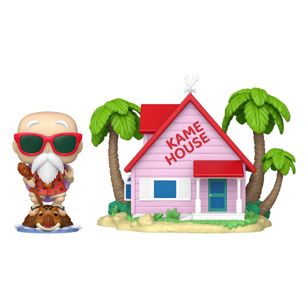 Dragon Ball POP Town Vinyl Figure Kame House with Master Roshi 9 cm Collectible