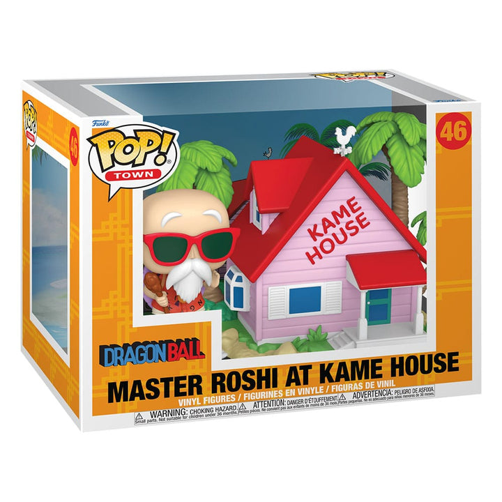 Dragon Ball POP Town Vinyl Figure Kame House with Master Roshi 9 cm Collectible