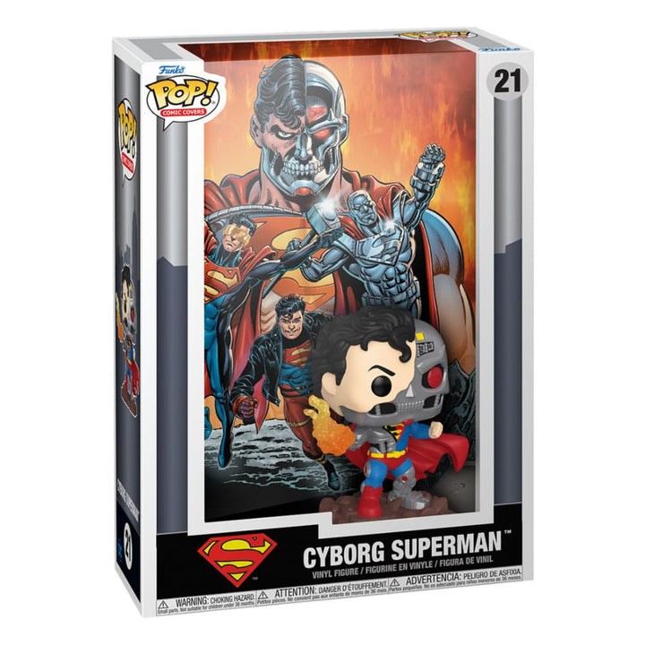 Cyborg Superman DC Comics Funko POP! Comic Cover Vinyl Figure