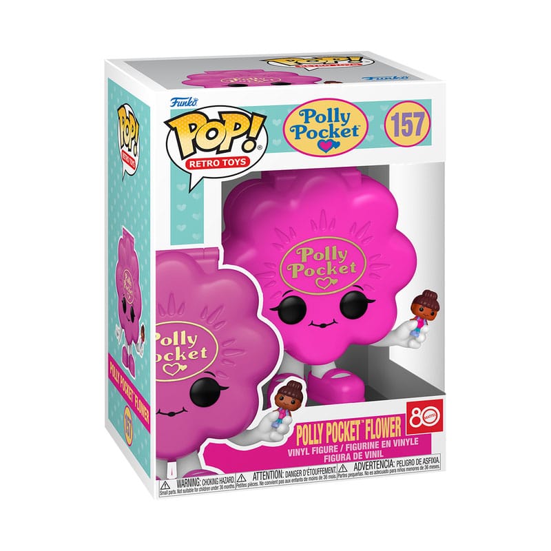 Polly Pocket Flower Shell POP Vinyl Figure Nine Centimeters