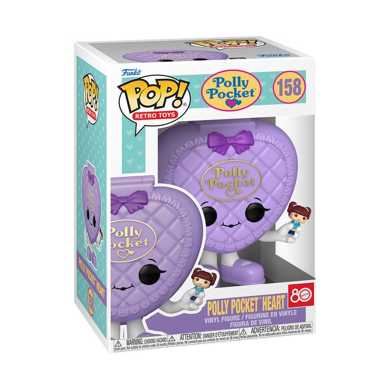 Polly Pocket Heart Shell POP Vinyl Figure Nine Centimeters
