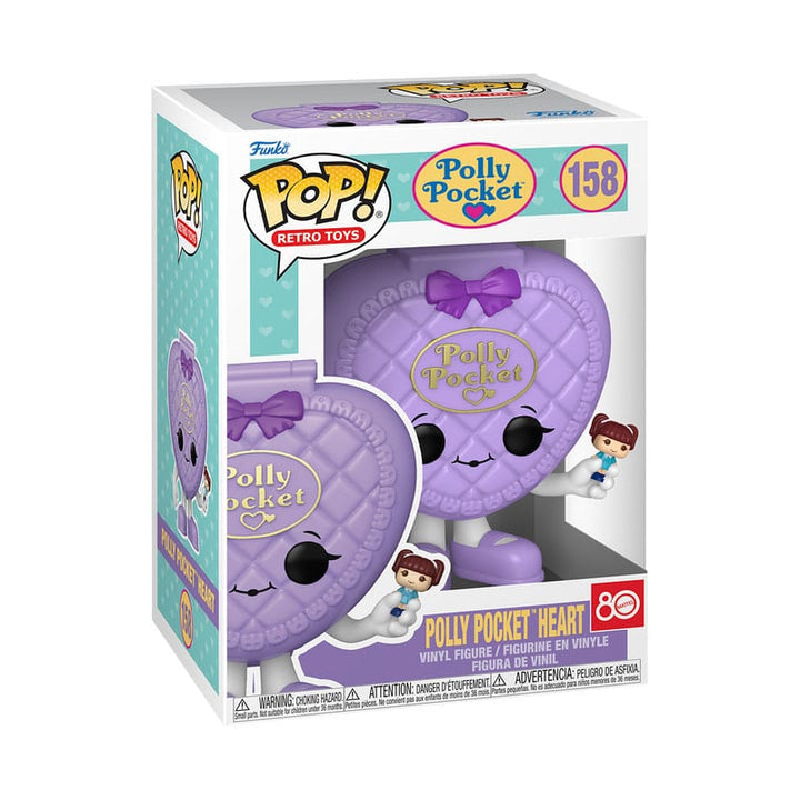 Polly Pocket Heart Shell POP Vinyl Figure Nine Centimeters