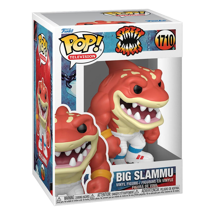 Funko Big Slammu Street Sharks POP Television Vinyl Figure 9 cm