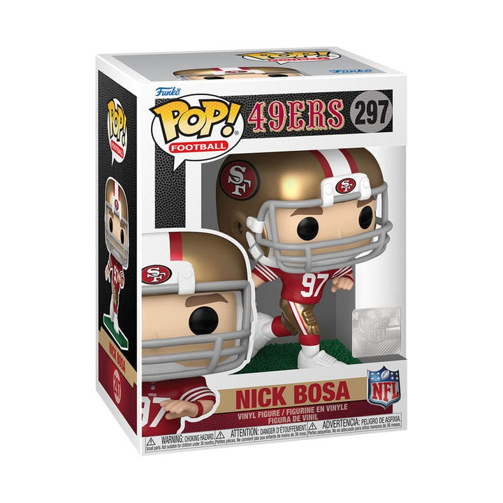 Nick Bosa (Running) (Red and Gold Uniform) NFL 49ers Funko POP! Vinyl Figure