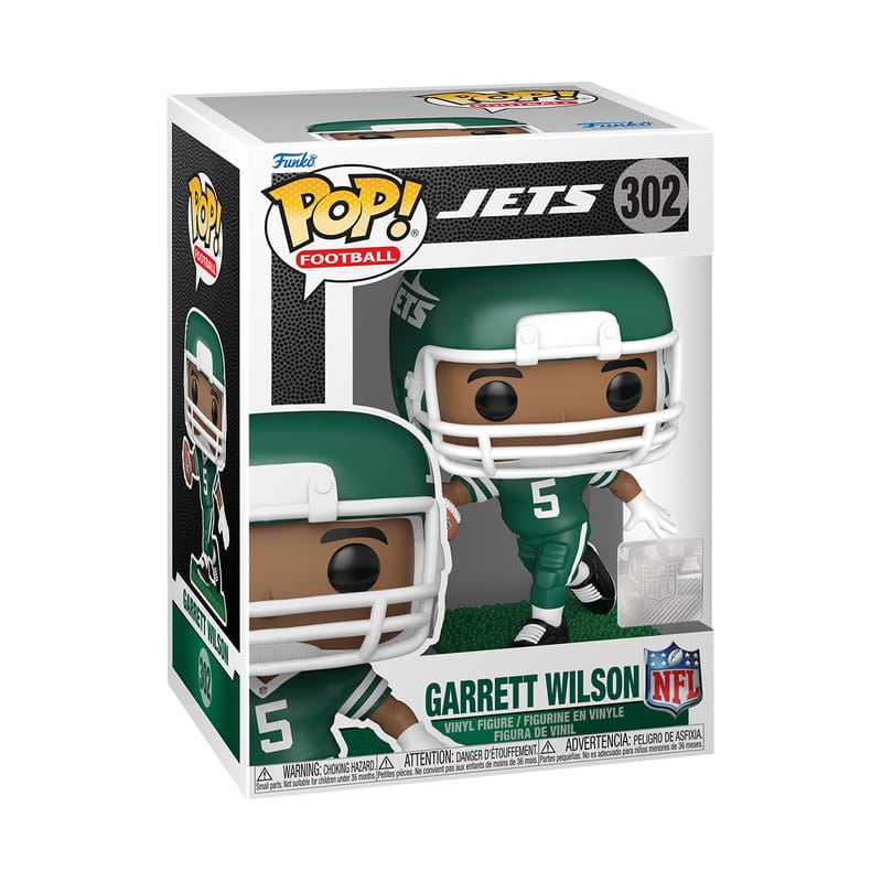 Garrett Wilson (Green and White Uniform) NFL Jets Funko POP! Vinyl Figure