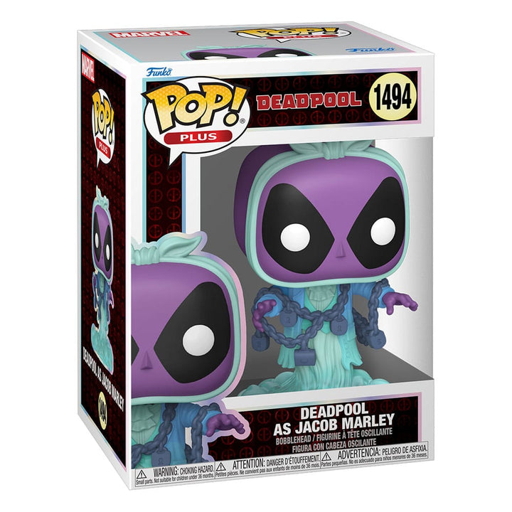 Marvel Deadpool as Jacob Marley POP Plus Vinyl Figure 9cm
