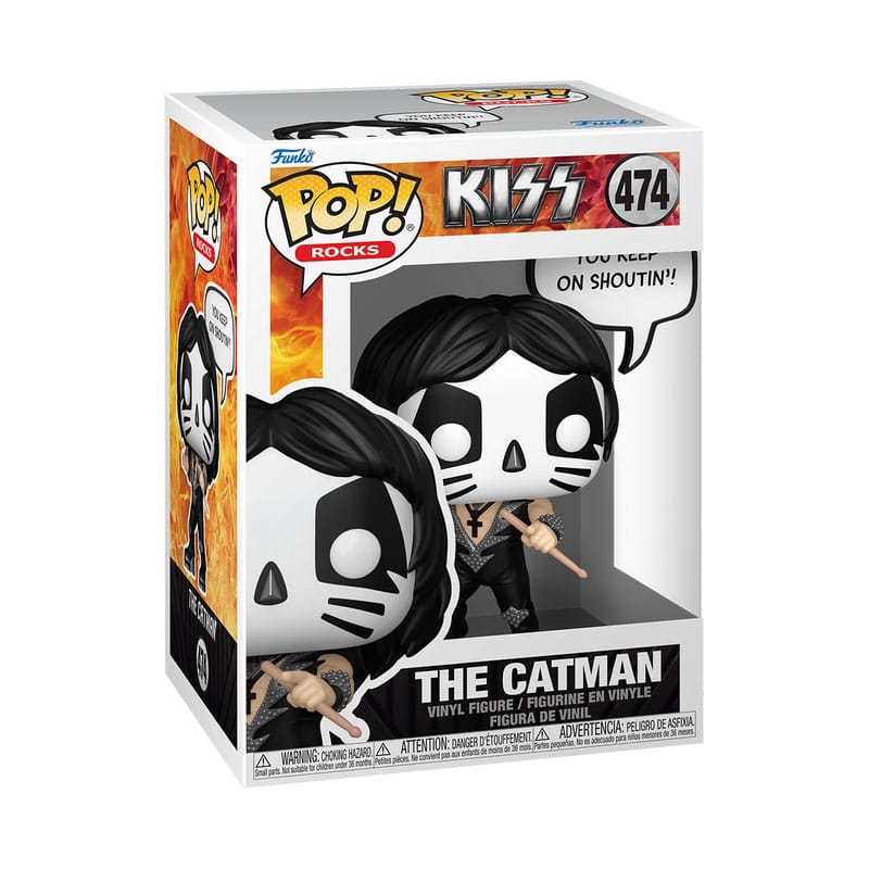 Catman (Rock and Roll  All Night) Sayings KISS Funko POP! Vinyl Figure