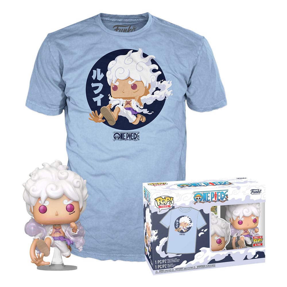 Luffy One Piece Fifth Gear POP! and Tee Box (Size XL)