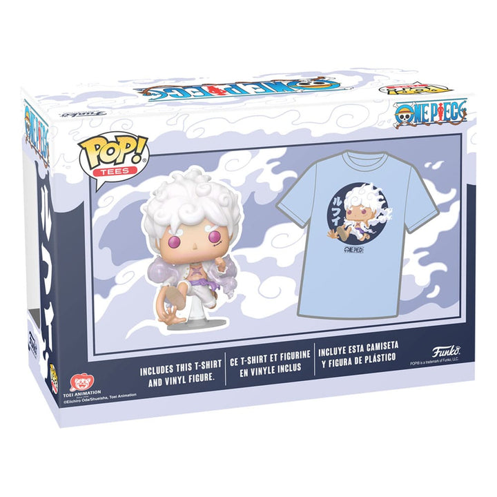 One Piece Luffy Fifth Gear One Piece POP and Tee Box Size M