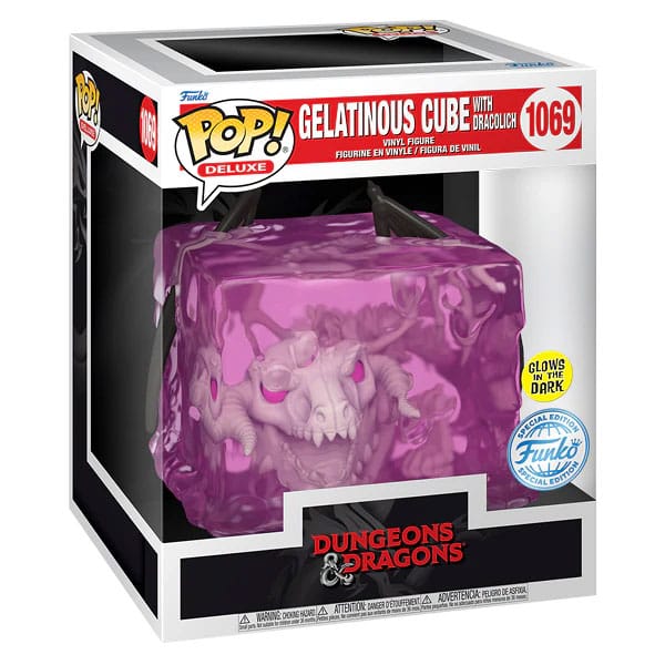 Funko Gelatinous Cube with Dracolich Dungeons and Dragons POP Deluxe Animation Vinyl Figure Exclusive Edition