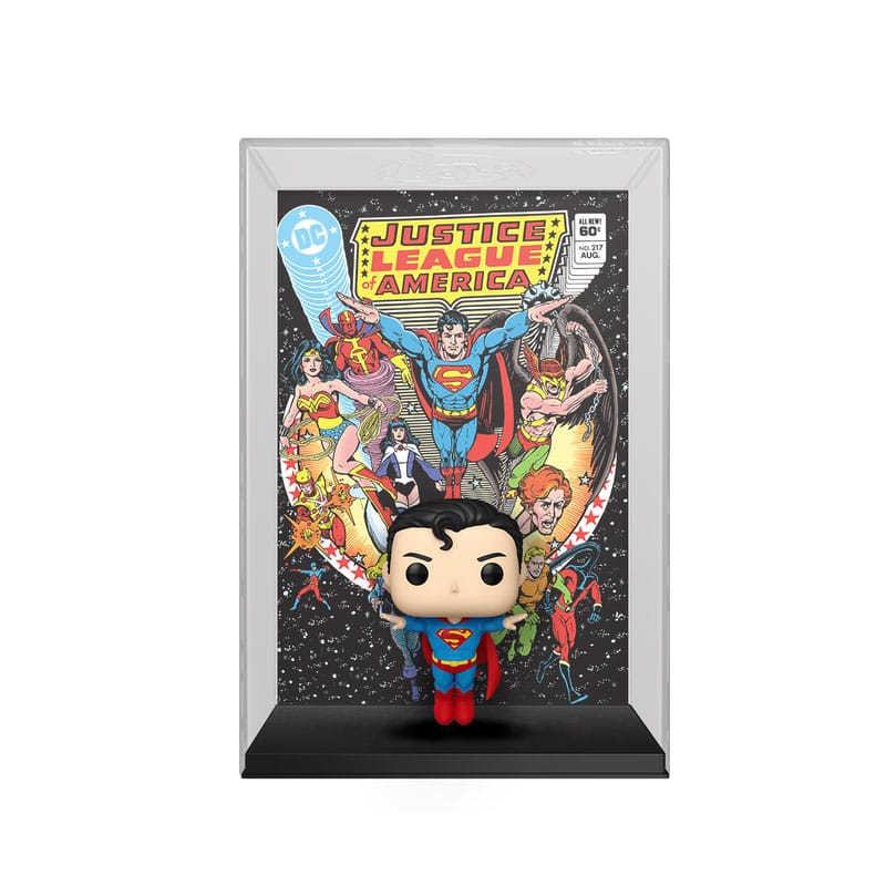 DC Comics Superman Justice League of America Comic Cover Funko POP Vinyl Figure 9 cm