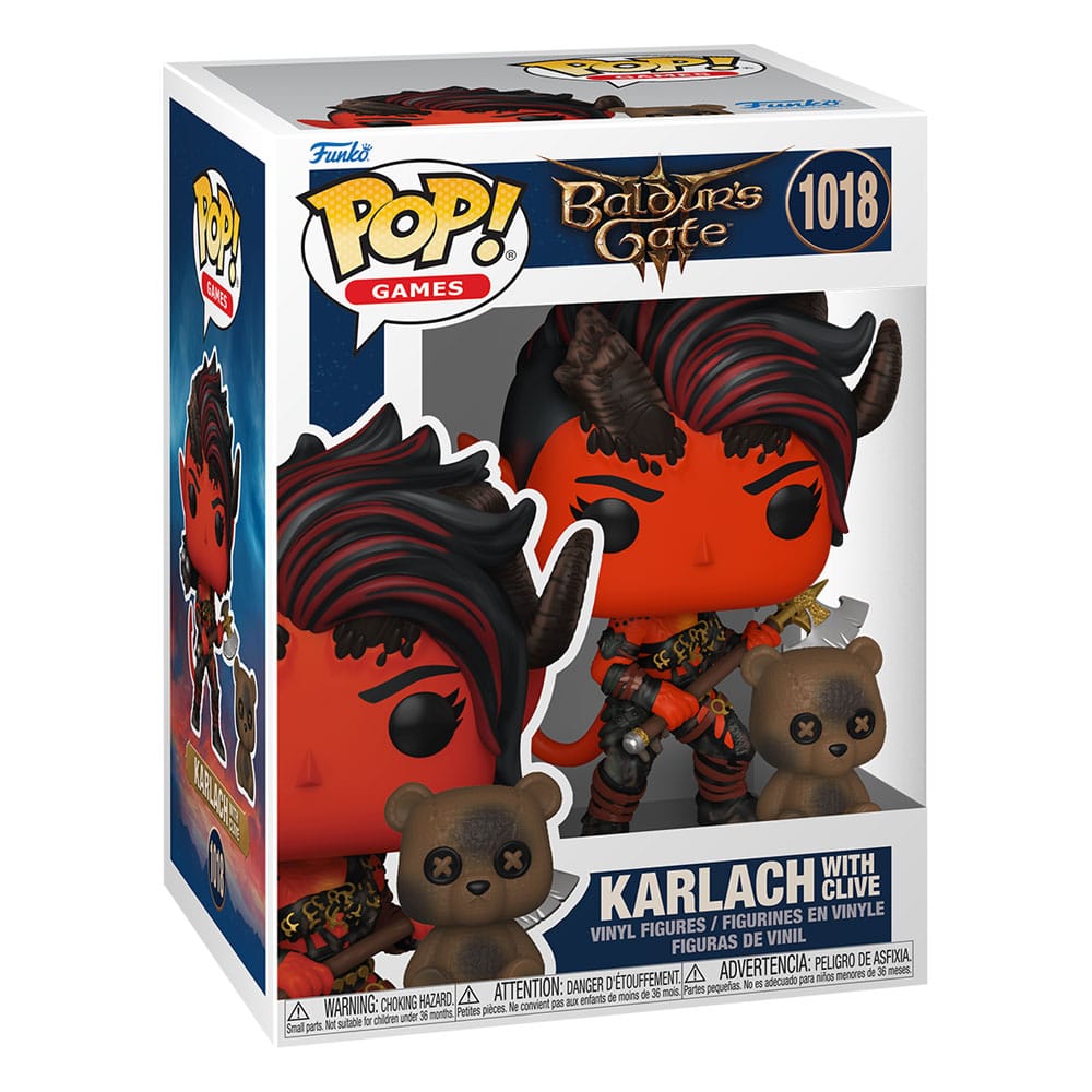Karlach with Clive Baldur's Gate Funko POP! Vinyl Figure